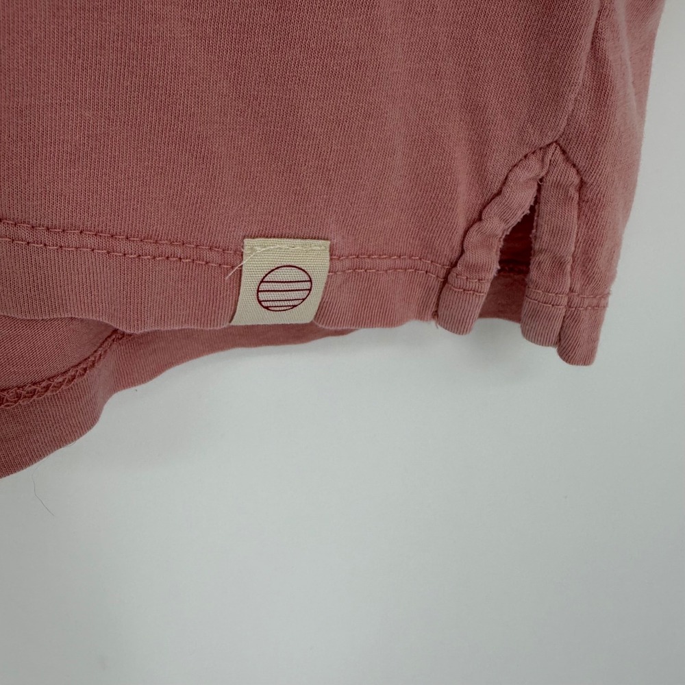 Marine Layer Mens Short Sleeve Pocket Polo Shirt Rose Coastal Relaxed Size M - Picture 4 of 10